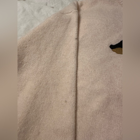 Threaded Leaf Dachshund Intarsia Knit Sweater - NWT - Size M - Picture 10 of 13